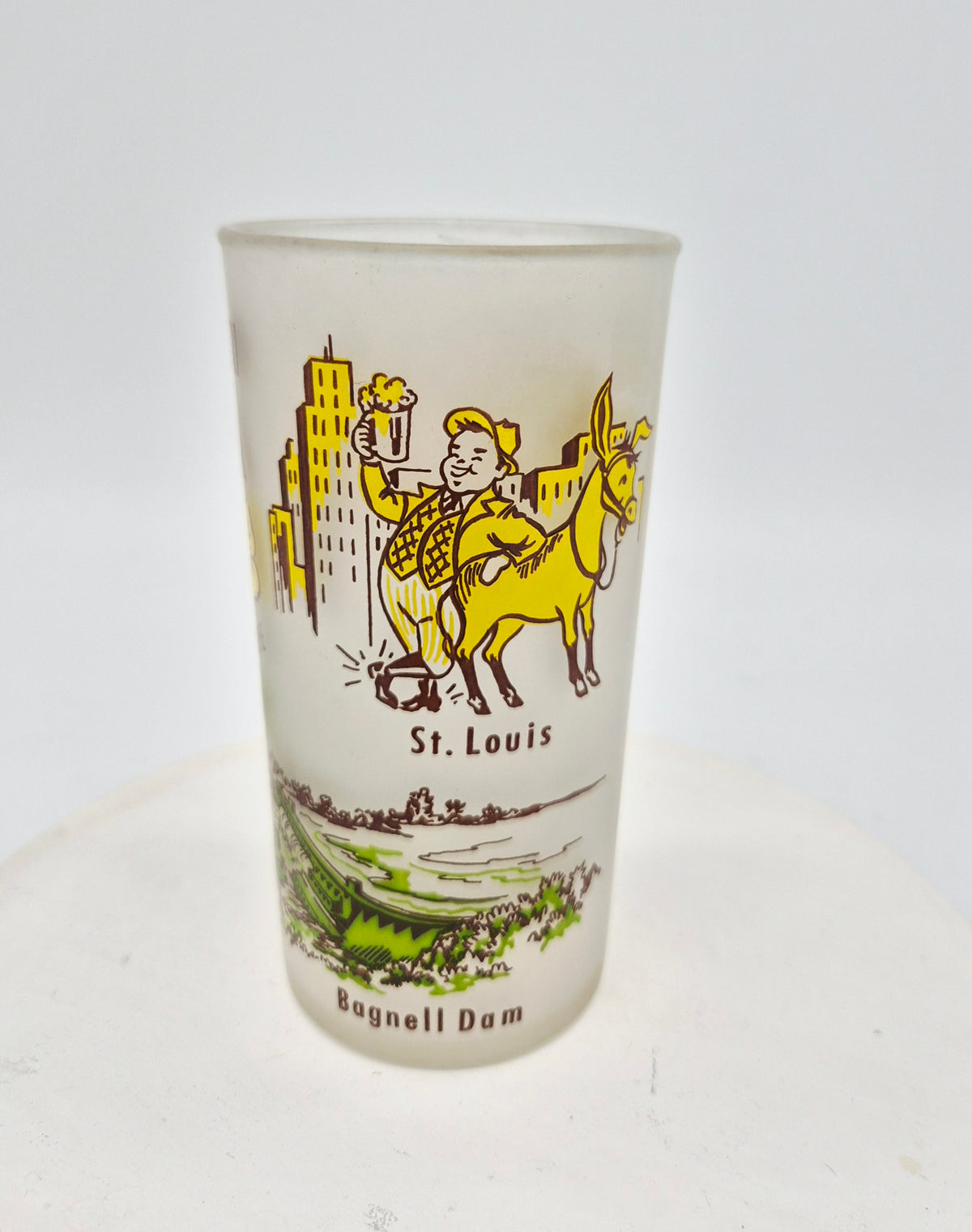 Vintage Missouri state Hazel Atlas glass