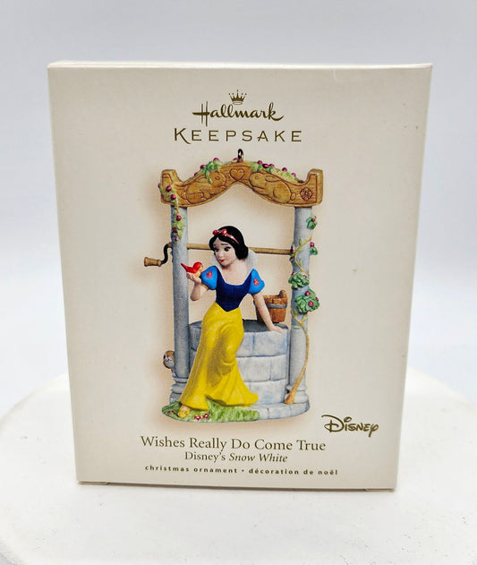 Hallmark Keepsake Disney's Snow White Christmas ornament packaging on a white background