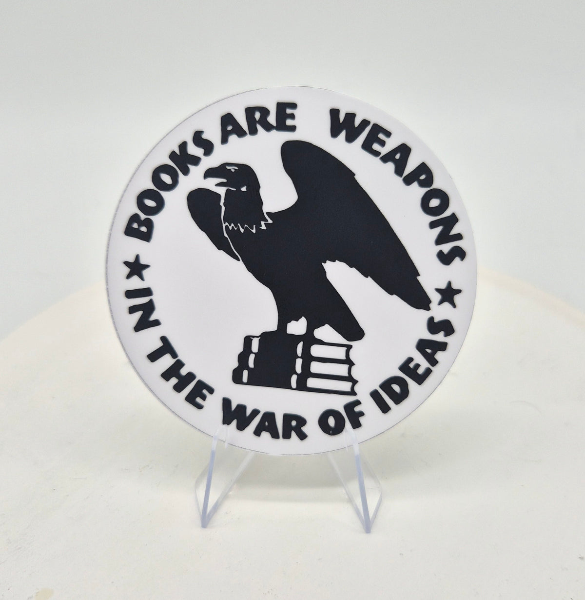 Books are Weapons sticker