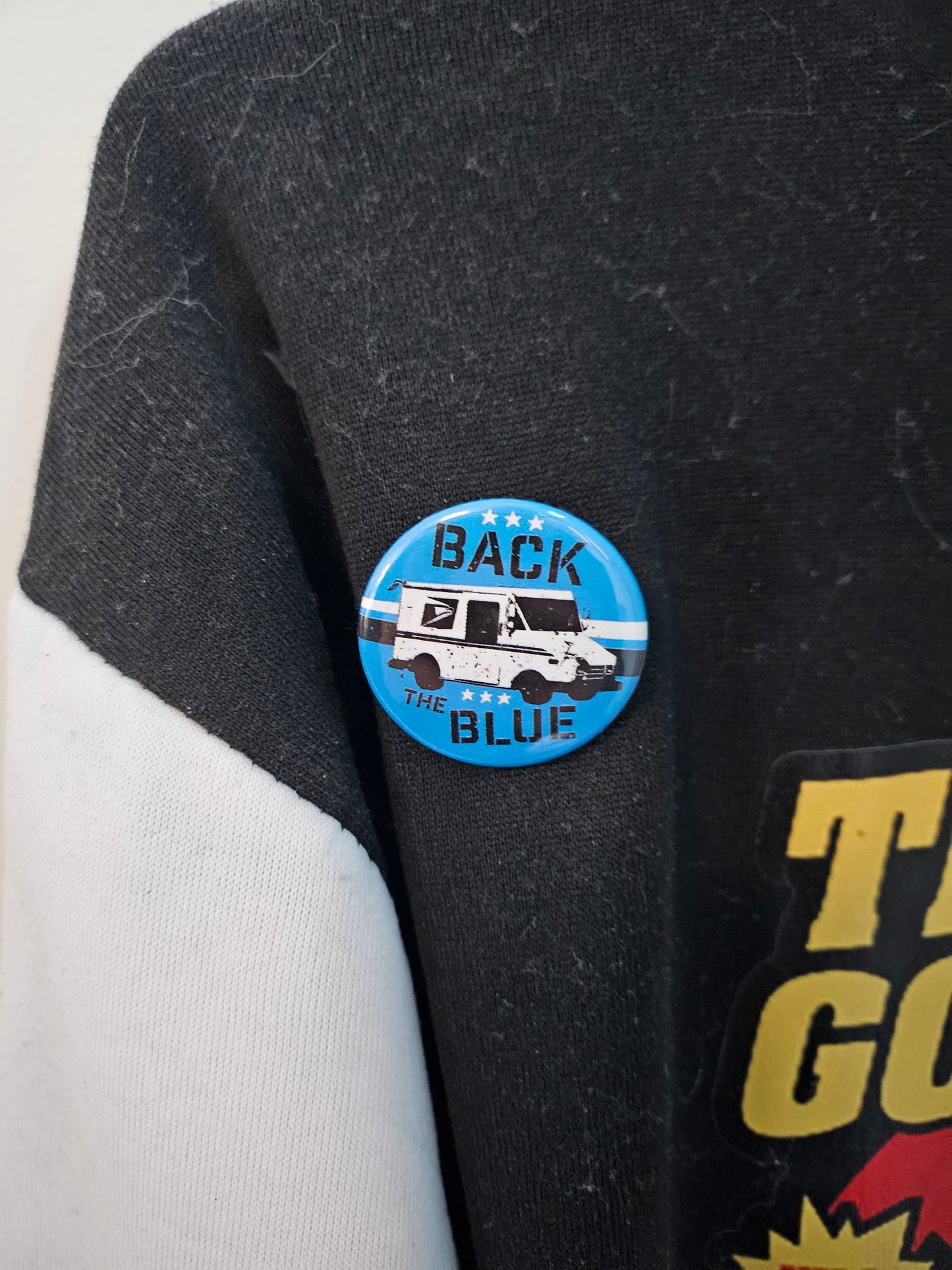 Back the blue button