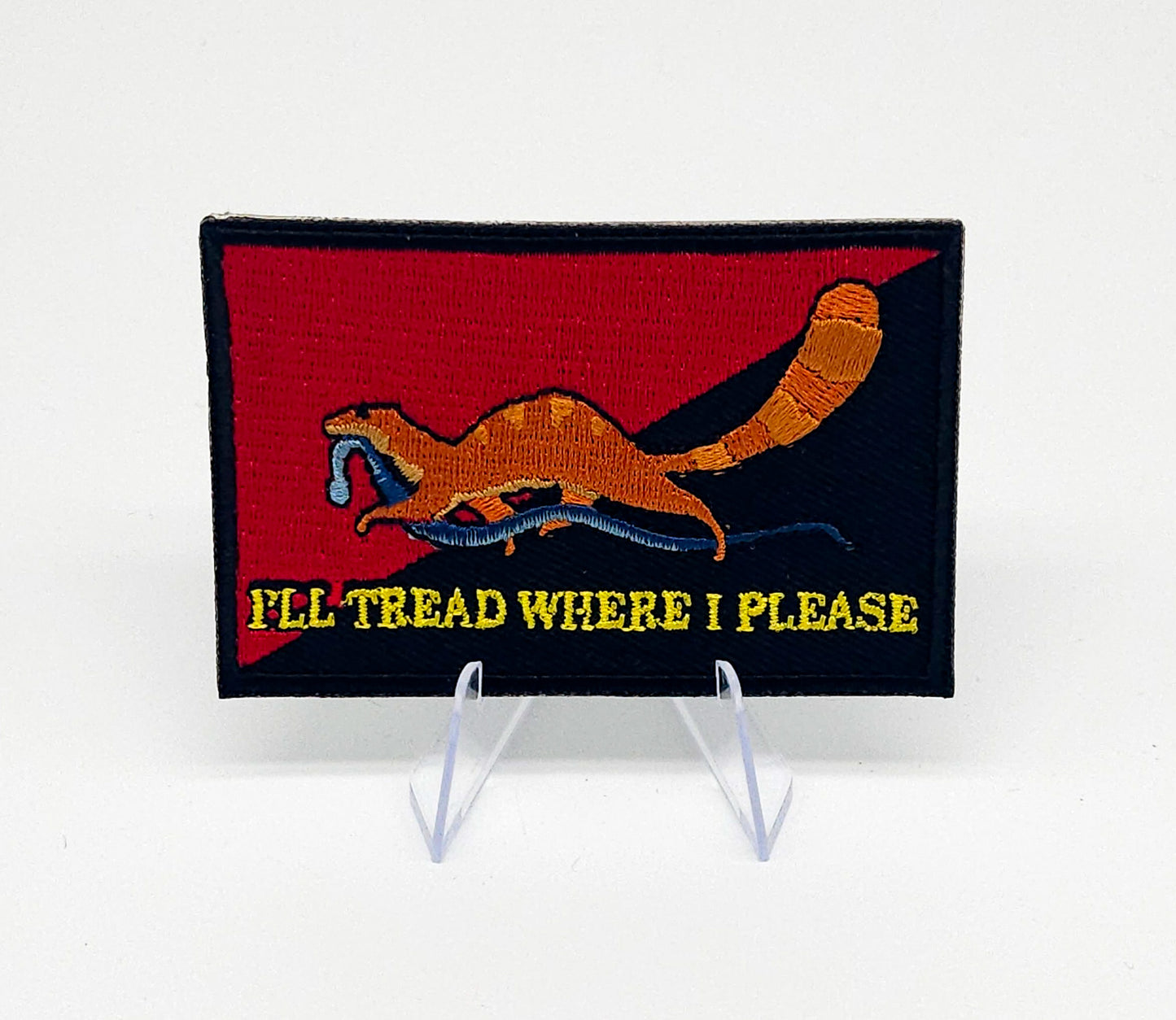 I'll Tread Where I Please (adhesive patch)