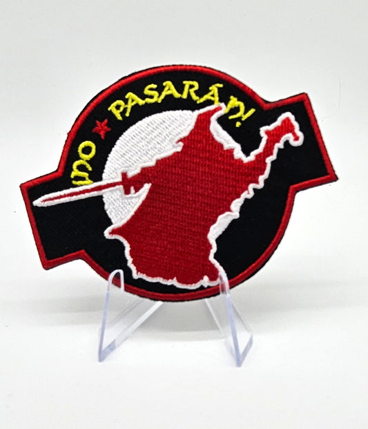 No Pasaran! (iron on backing)