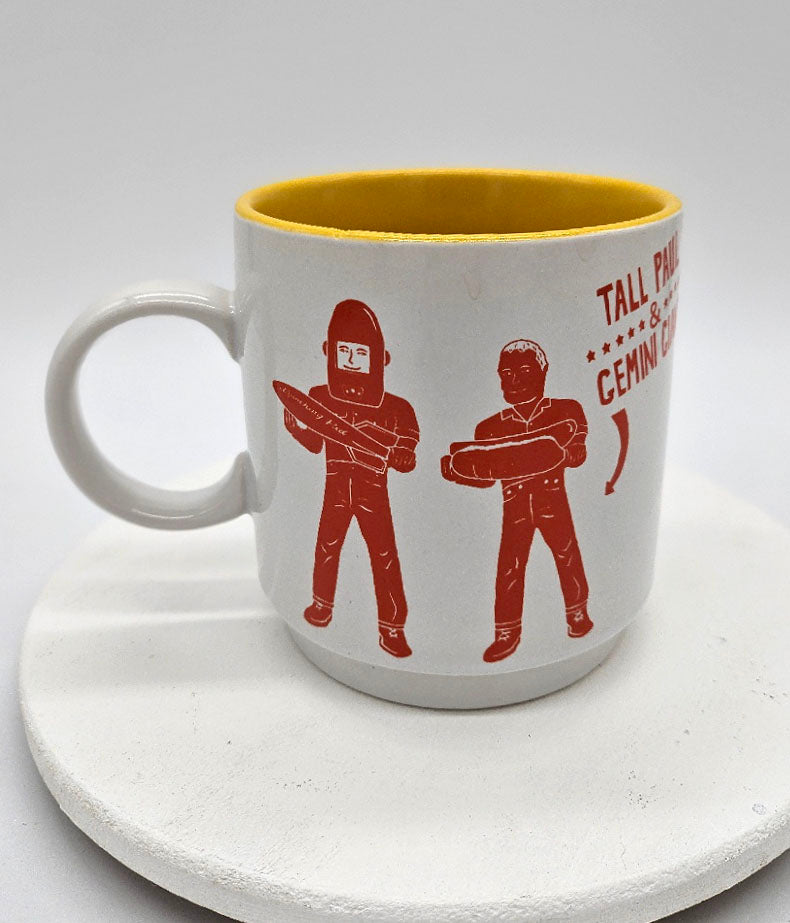 Tall Paul and the Gemini Giant mug