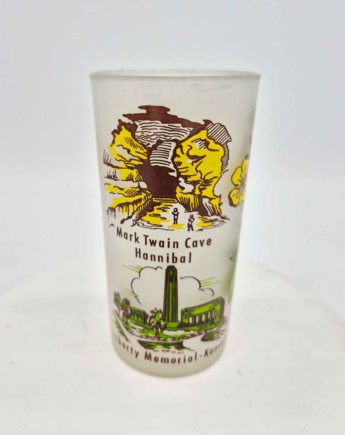 Vintage Missouri state Hazel Atlas glass