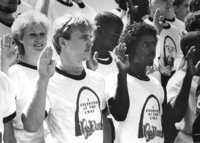 I Enlisted at the 1985 VP Fair ringer shirt