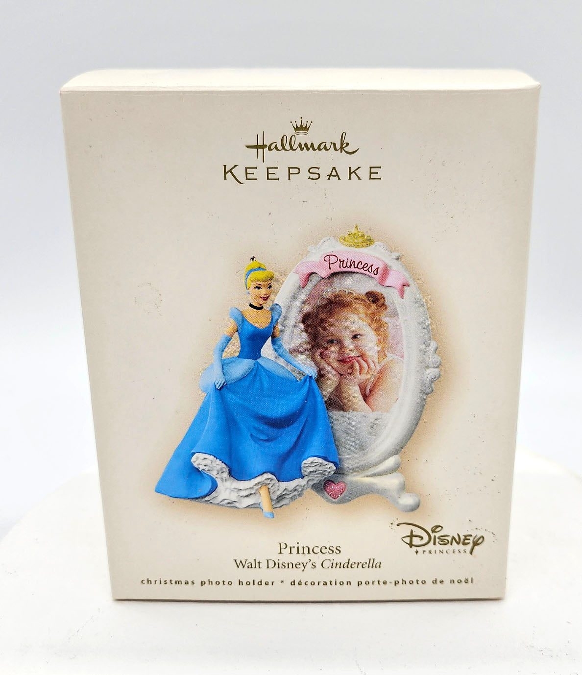 Cinderella Hallmark Keepsake photo holder ornament
