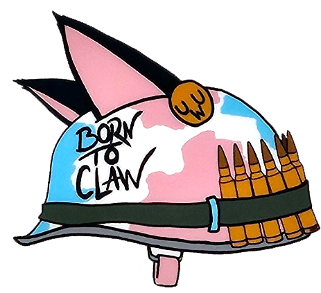 Born to Claw (sticker)