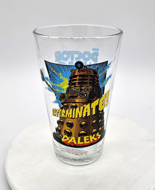 Dalek Pint glass