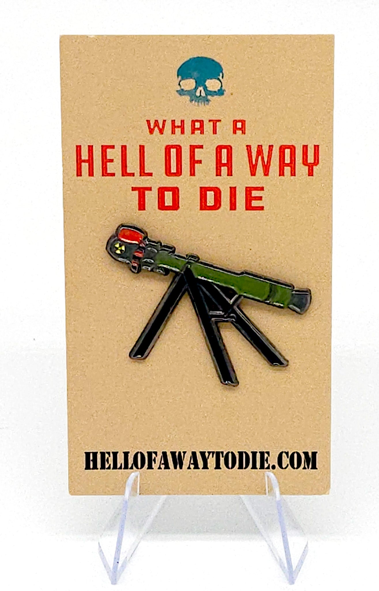 The Davy Crockett as a pin. Not the Senator, but the nuclear bomb