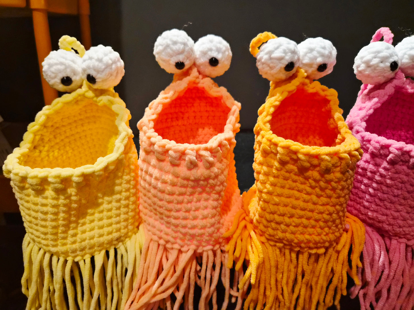 Handmade Drawstring Yip Yip martian bags