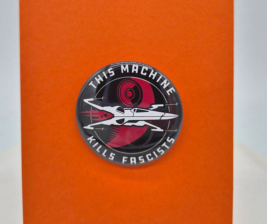 This machine kills fascists button