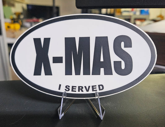 X-mas veteran sticker